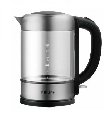 Чайник Philips HD9342, серебристый/черный