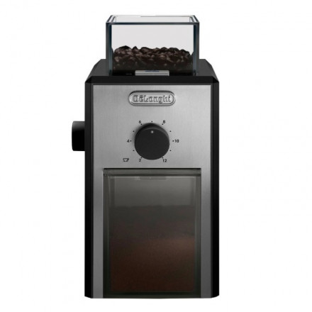 Кофемолка Delonghi KG 89, металлик/черный