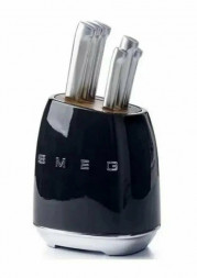 Набор ножей Smeg 7 в 1 черный