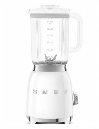 Блендер Smeg BLF03WHEU, стационарный, 800Вт, 4 скорости, 1,5л