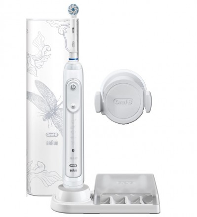 Электрическая зубная щетка Oral-B Genius 10000N Special Edition Lotus White D701.515.6XC