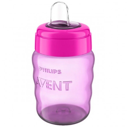 Поильник-непроливайка Philips AVENT SCF553/00, 260 мл, фиолетовый/розовый