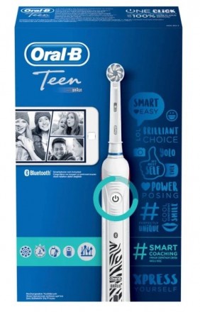 Электрическая зубная щетка Oral-B Smart 4 4000N Teens Sensi Ultrathin D601.523.3 уцененный
