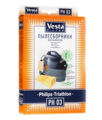Пылесборник Vesta PH 03 для пылесосов PHILIPS тип Athena