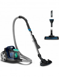 Безмешковый пылесос Philips PowerPro Active FC9573/01, с технологией PowerCyclone 7, синий