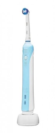 Электрическая зубная щетка Oral-B Professional Care 500, бело-голубой