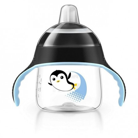 Поильник-непроливайка Philips AVENT SCF751/00, 200 мл, черный