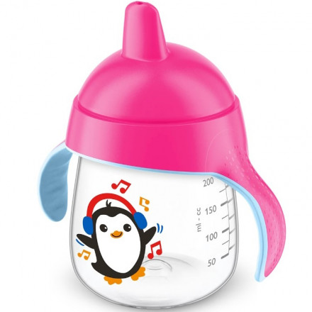 Поильник-непроливайка Philips AVENT SCF753/00, красный, 260 мл