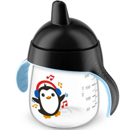 Поильник-непроливайка Philips AVENT SCF753/00, черный, 260 мл