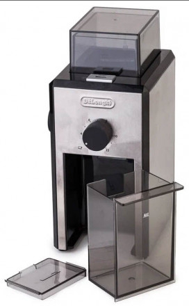 Кофемолка Delonghi KG 89, металлик/черный уцененный