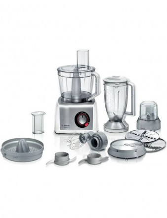 Комбайн кухонный Bosch MC812S844, мощность 1250Вт, чаша 3,9 л, 4 скорости, белый