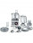 Комбайн кухонный Bosch MC812S844, мощность 1250Вт, чаша 3,9 л, 4 скорости, белый