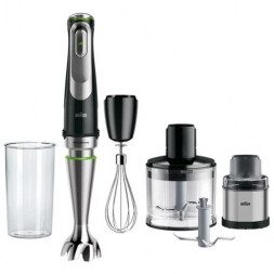 Погружной блендер Braun MQ 9138XI, черный/металлик