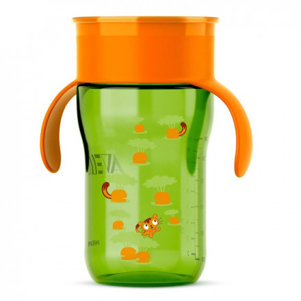 Поильник-непроливайка Philips AVENT SCF784/00, зеленый, 340 мл