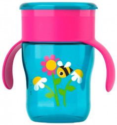 Поильник-непроливайка Philips AVENT SCF782/20 цветочки, 260 мл