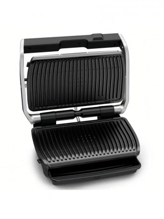 Гриль Tefal Optigrill Elite XL GC760D30, серебристый/черный