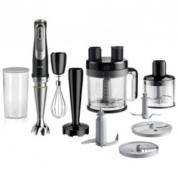 Погружной блендер Braun MQ9187XLI, 3 скорости, 1200Вт, черный