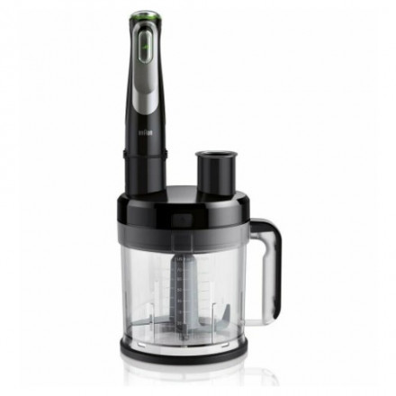 Погружной блендер Braun MQ9187XLI, 3 скорости, 1200Вт, черный