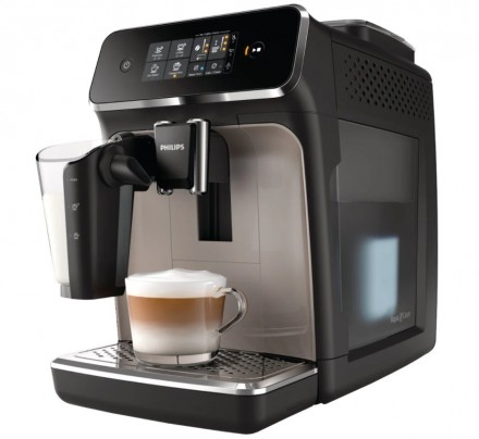 Кофемашина Philips EP2035 Series 2200 LatteGo, черный/коричневый