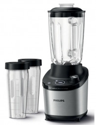 Блендер Philips HR3760/10, стационарный, стекло, 1500Вт, 2л, 12 скоростей