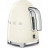 Чайник Smeg KLF03CREU, кремовый, 1.7л, мощность 2400Вт, двухслойный