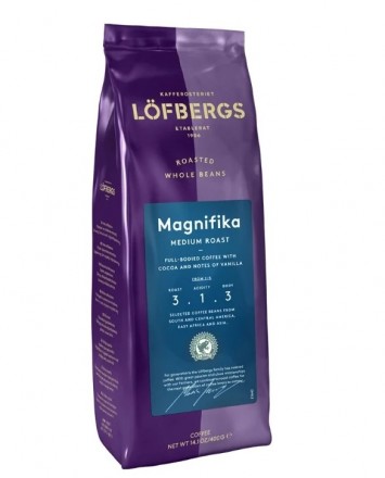 Кофе в зернах Lofbergs Lila Magnifika, 400 гр.