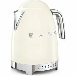 Электрический чайник Smeg KLF04 CREU, выбор температуры, 1,7л, 2400 Вт, кремовый